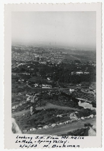 View from Mt. Helix