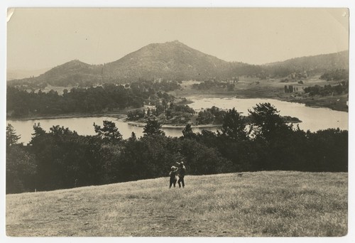 View of Lake Cuyamaca and Fletcher Island