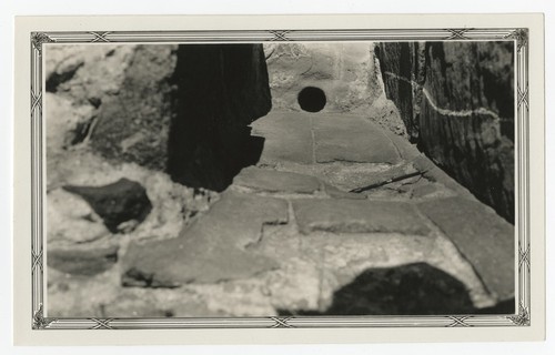 Rock-lined conduit detail near Old Mission Dam