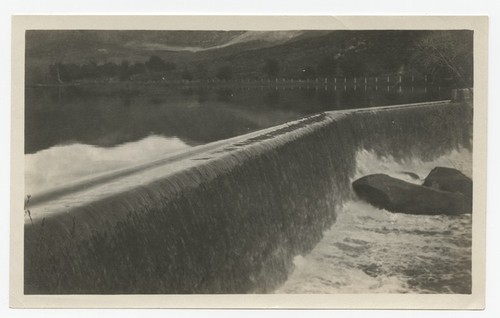 Boulder Creek diverting dam