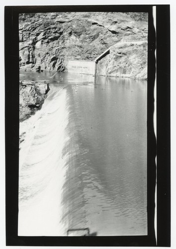 Lake Hodges Dam spillway