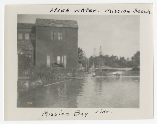 Flooding in Mission Beach