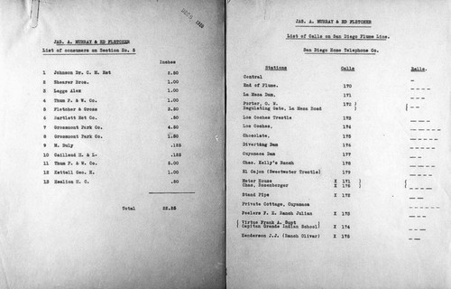 Ledgers and miscellaneous customers