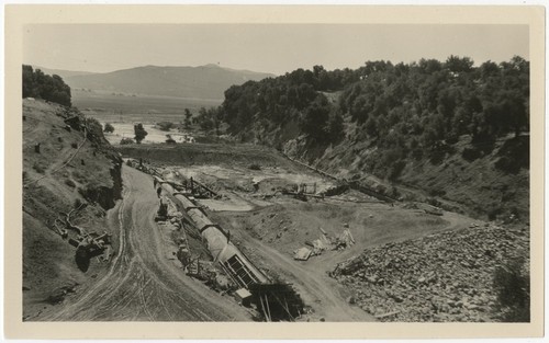 Construction of the flood culvert at Warner's Ranch