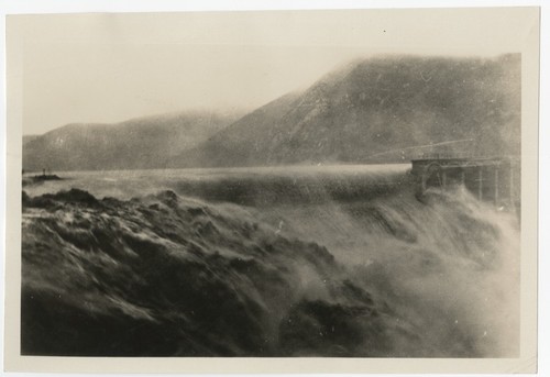 Lake Hodges Dam overflow