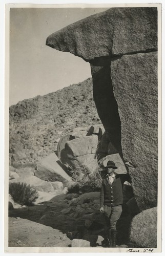 Fred Rhodes at Mountain Springs survey