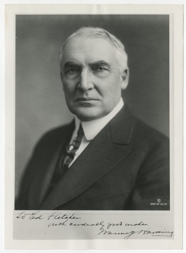 President Warren G. Harding