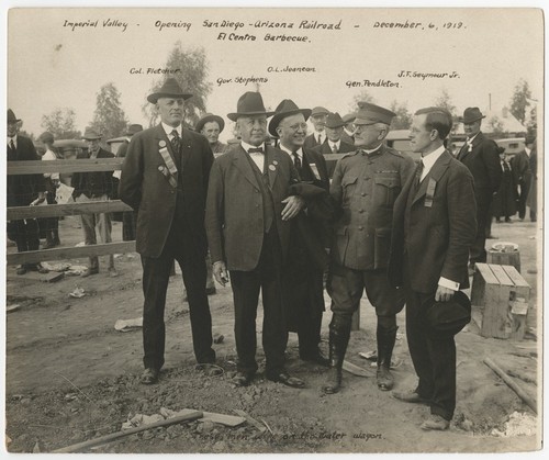 Opening of the San Diego-Arizona Railroad