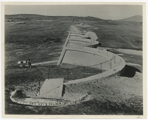 Construction of San Dieguito Dam