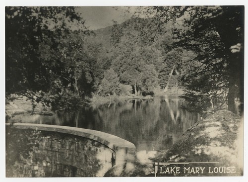 Lake formed by Eagle's Nest Dam, San Diego County