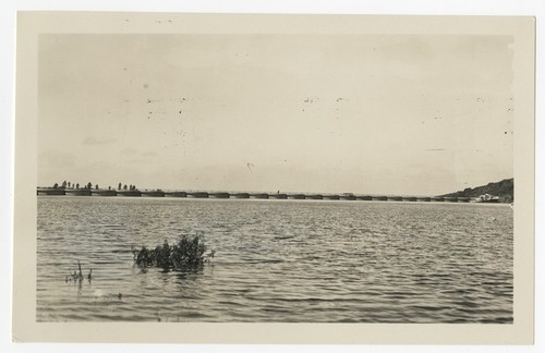 Lake Murray, with view of dam's edge in background