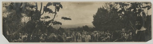 Admiral Hugh Rodman and officers of his fleet, hosted by Ed Fletcher at Villa Caro Ranch