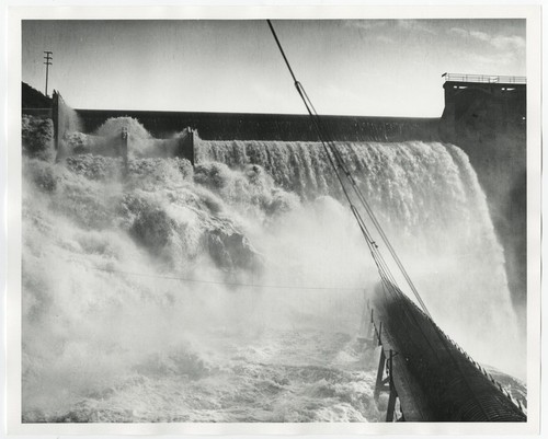 Lake Hodges Dam overflow