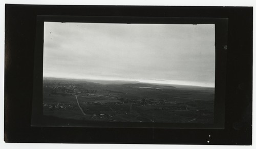 View of San Diego, looking west from El Cajon area