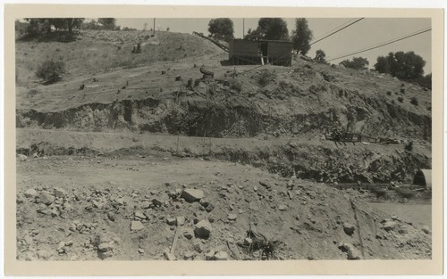 Construction of the flood culvert at Warner's Ranch