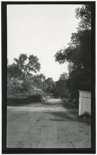 Unpaved road at Warner's Ranch
