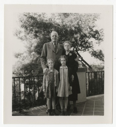 Ed and Mary Fletcher with grandchildren Lila and Joan