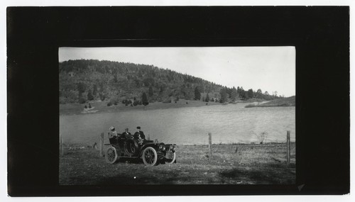 Motoring by Lake Cuyamaca