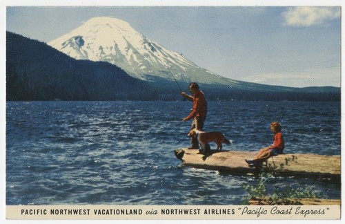 Pacific Northwest vacationland via Northwest Airlines "Pacific Coast Express"
