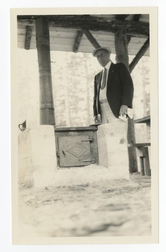 Unidentified man, Glacier National Park