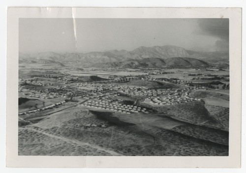 Aerial view of Fletcher Hills subdivision, El Cajon