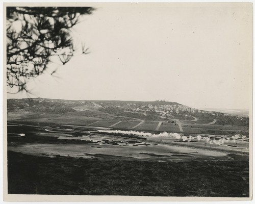 View of Del Mar with train