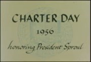 University of California Charter Day, 1956