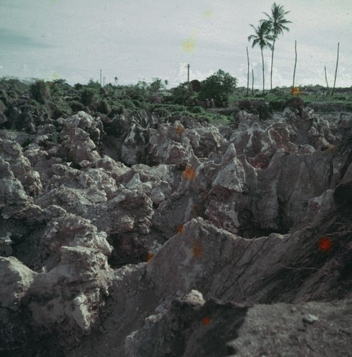 Island rock formation