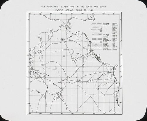 Oceanographic expeditions in the North and South Pacific prior to 1941