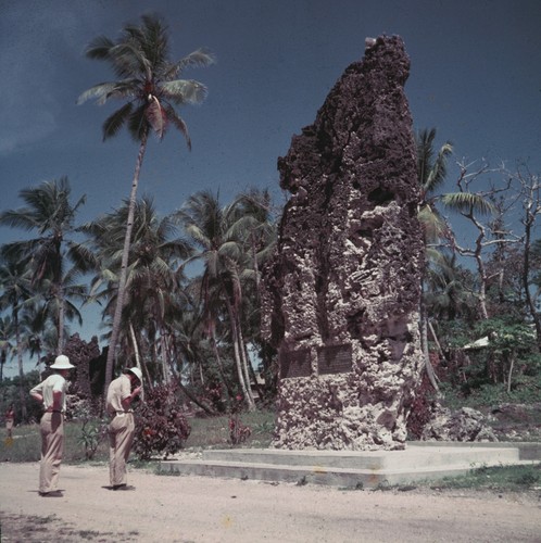 World War II monument to natives of the Gilbert and Ellice Islands