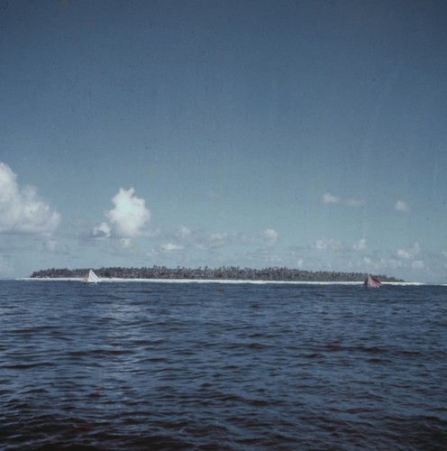 Two coastal ships with sails