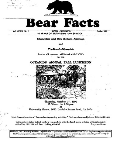 Bear Facts