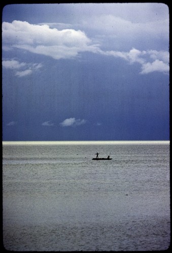 Fishing: canoe in distance