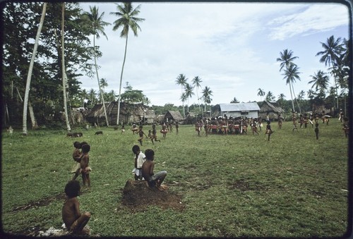 Dance: children perform circle dance