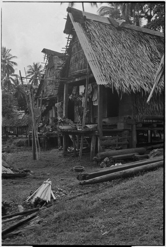 Tukwaukwa village on Kiriwina: houses