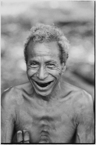 Smiling elderly man, smiling