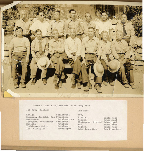 Santa Fe, New Mexico [internees]