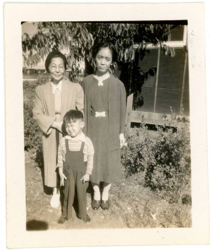 Shigeru Yoshinaga and Shozo Narita at incarceration camp