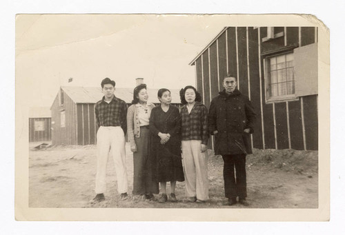 Nagata family at Heart Mountain incarceration camp