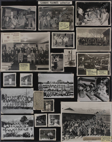 Sawaye Fujino's photograph collection from Manzanar