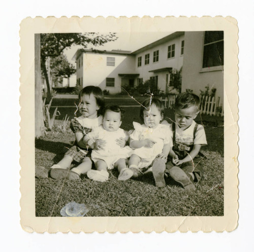 Children at Aliso Village housing project