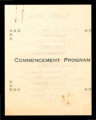 Commencement program