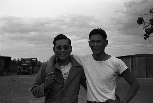 Men in Jerome camp