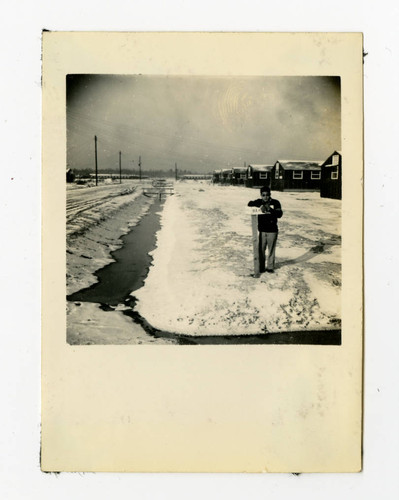 Takashi Ishida in snow