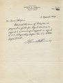 Letter from Warren G. Shimeall for legal services to Taneo Akiyama, March 11, 1958