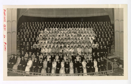 Manual Arts High School Winter Calss 1934