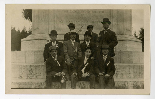 Japanese immigrants at Francis Scott Key Monument