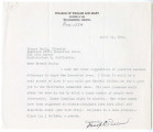 Letter from Harrop A. Freeman, College of William and Mary, to Ernest Besig, Director, American Civil Liberties Union of Northern California, April 14, 1944