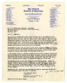 Letter from Thoburn T. Brumbaugh, Executive Secretary, The Detroit Council of Churches, to E.D. Kohnlstedt, Executive Secretary, Home Missions Section, Methodist Board of Missions, November 4, 1943