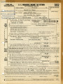 U.S. Individual Income Tax Return 1952